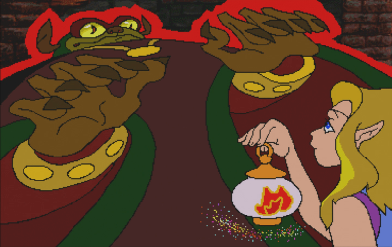 That’s Ganon. He hates lanterns in his lair.